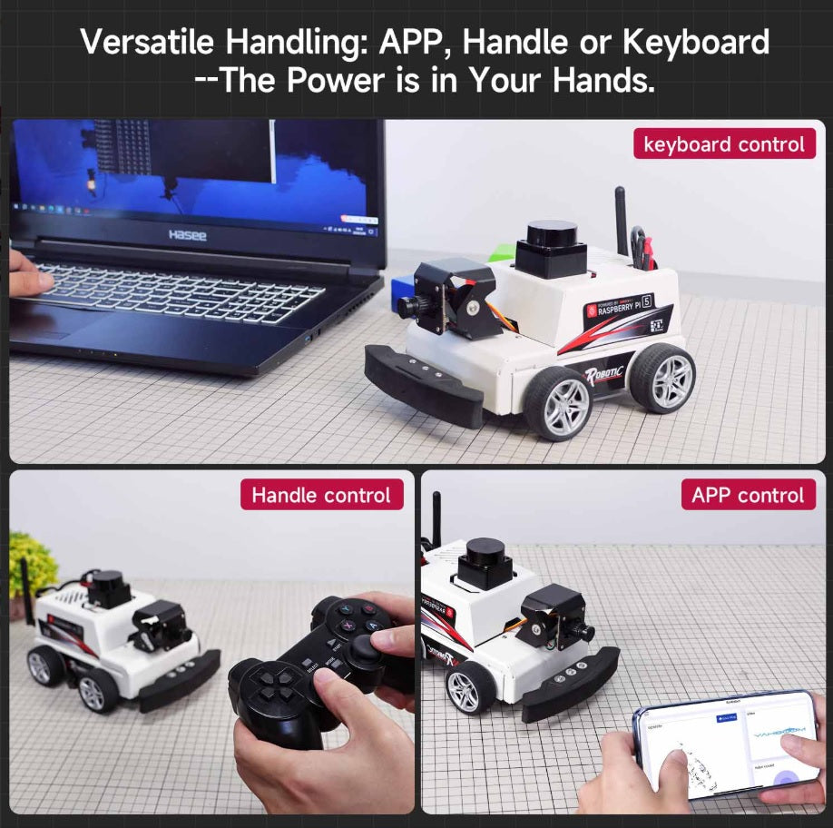 MicroROS-Pi5 ROS2 Robot Car